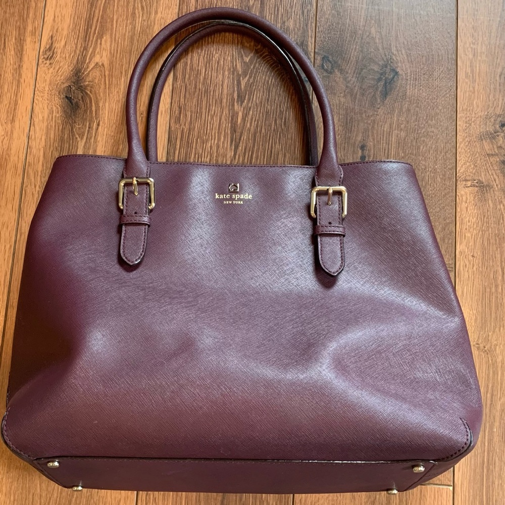 Kate Spade Burgundy Shoulder Bag